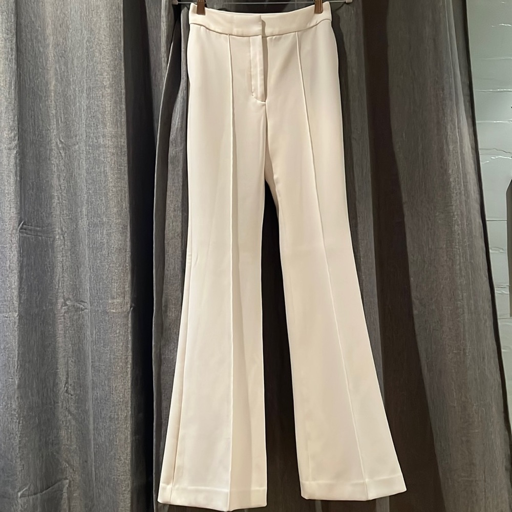 Express super hi rise flare pant